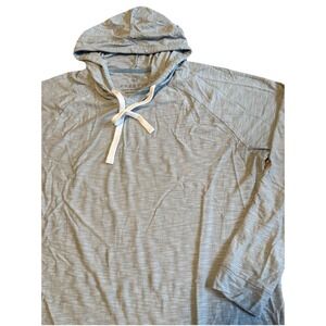Free Fly Lightweight Bamboo Hoodie Mens Large Heather Stretch Comfy Soft Active